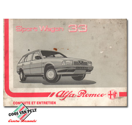 Alfa 33 type II Sport Wagon User Manual.