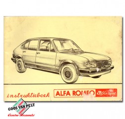 Alfa Romeo Alfasud User Manual.